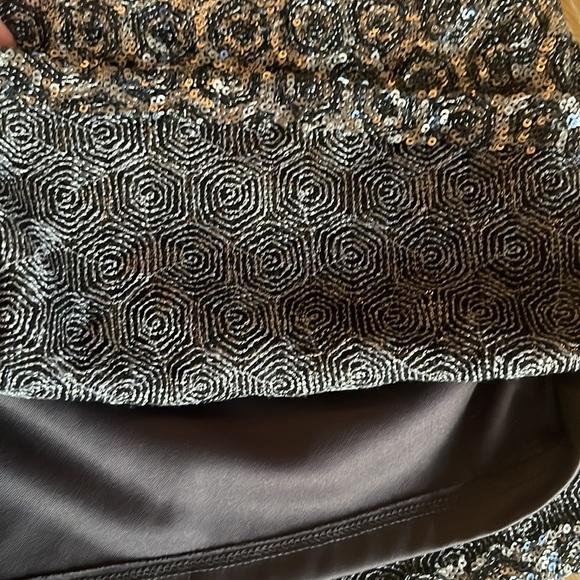 Zara sequence silver dress must have size small zipper in the back - Picture 7 of 7